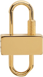 Givenchy Gold U Padlock Keychain