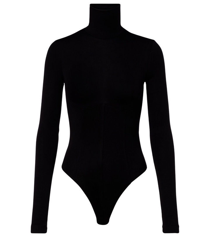 Photo: Agolde Wilma jersey turtleneck bodysuit