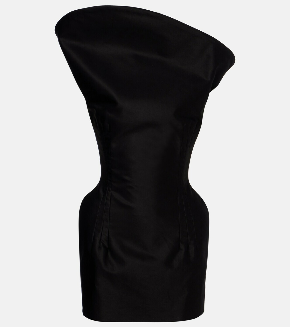 Magda Butrym Asymmetric cotton corset dress