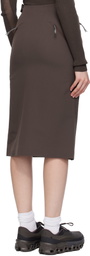 ROA Brown Y Zip Sport Skirt