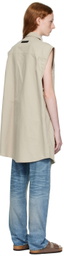 Essentials Gray Sleeveless Shirt