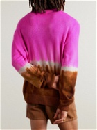 The Elder Statesman - Tranquility Tie-Dyed Cashmere Sweater - Pink