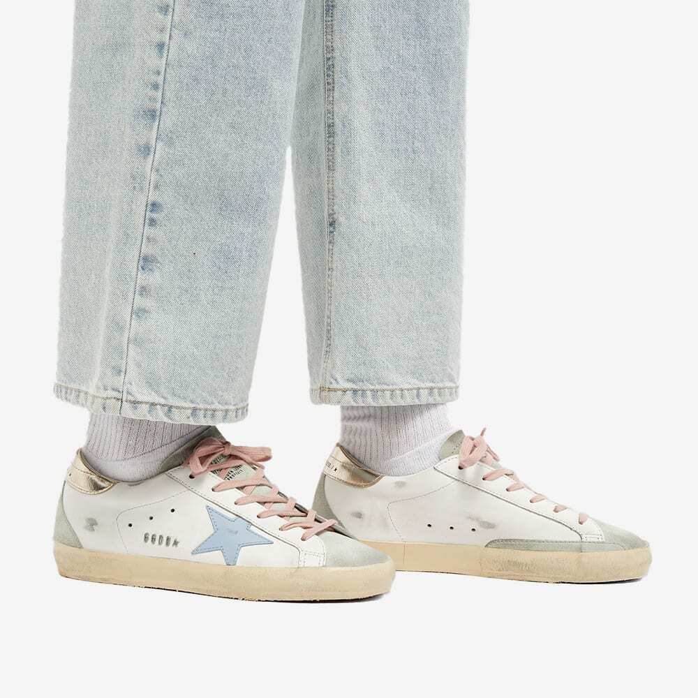 Golden Goose Women's Super Star Leather Sneakers in White