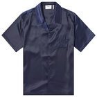 Axel Arigato Men's Cruise Short Sleeve Vacation Shirt in Navy