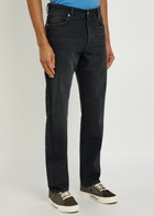 Givenchy Couture Seam Straight-leg Jeans Black