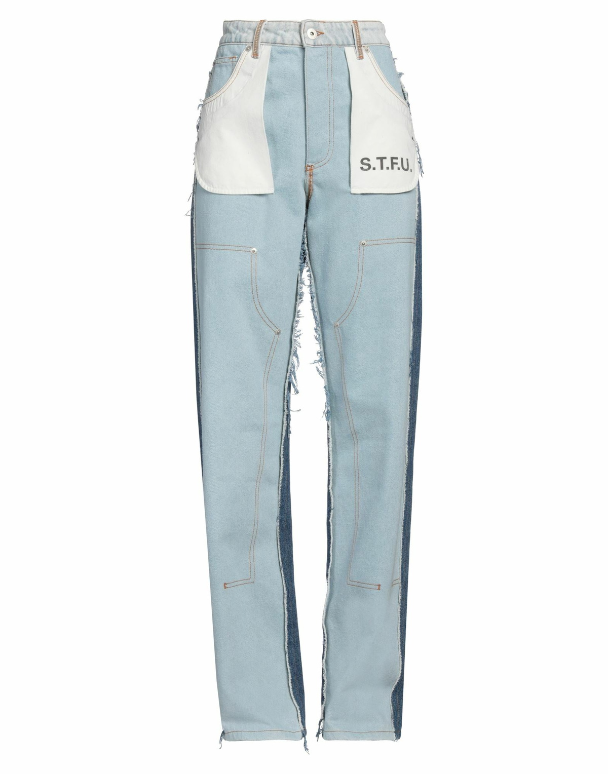 Heron Preston Womens Jeans in Blue
