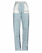 Heron Preston Womens Jeans in Blue