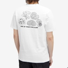 Hikerdelic Men's 5 a Day T-Shirt in White