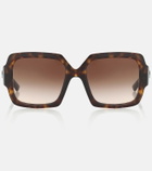 Prada Monochrome square sunglasses