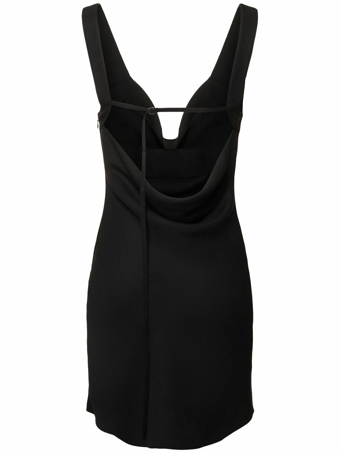 ST.AGNI Double Drape Cotton & Linen Mini Dress St. Agni
