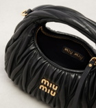 Miu Miu Wander Mini matelassé leather tote bag
