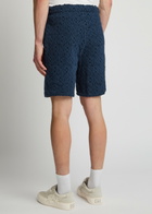 Daily Paper Shield Crochet-lace Shorts Blue