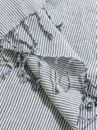 Brunello Cucinelli - Fringed Striped Linen Beach Towel