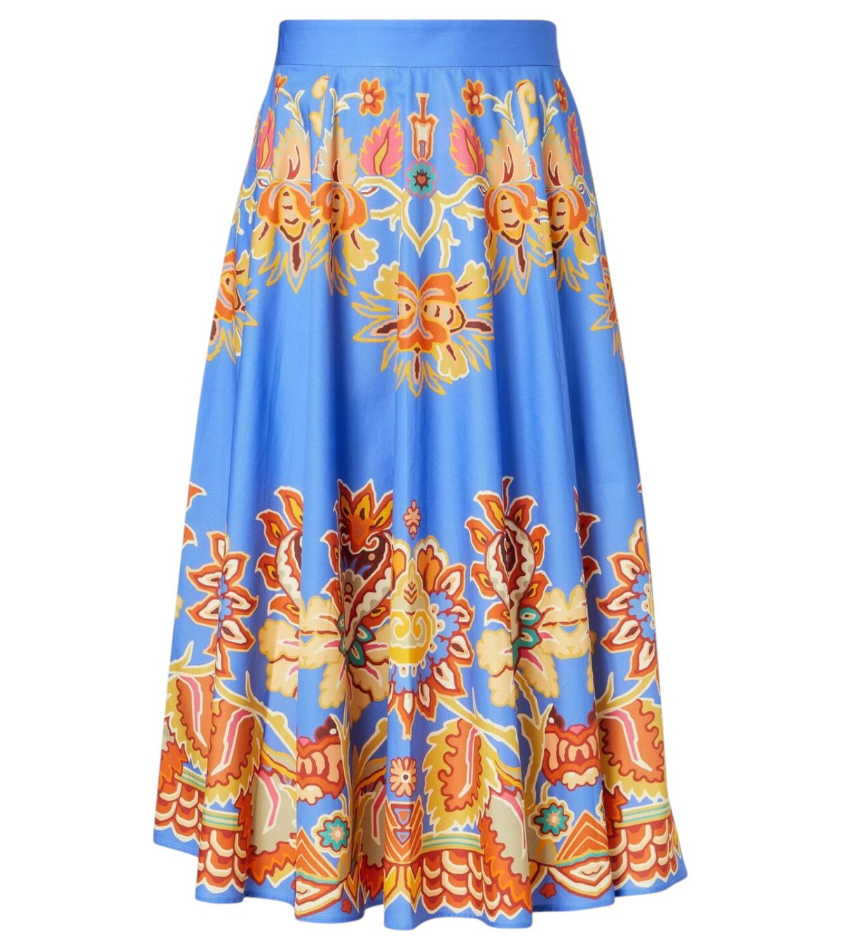 【送料&関税込】Etro Printed Poplin Skirt ETRO Printed cotton-blend poplin maxi skirt | THE OUTNET