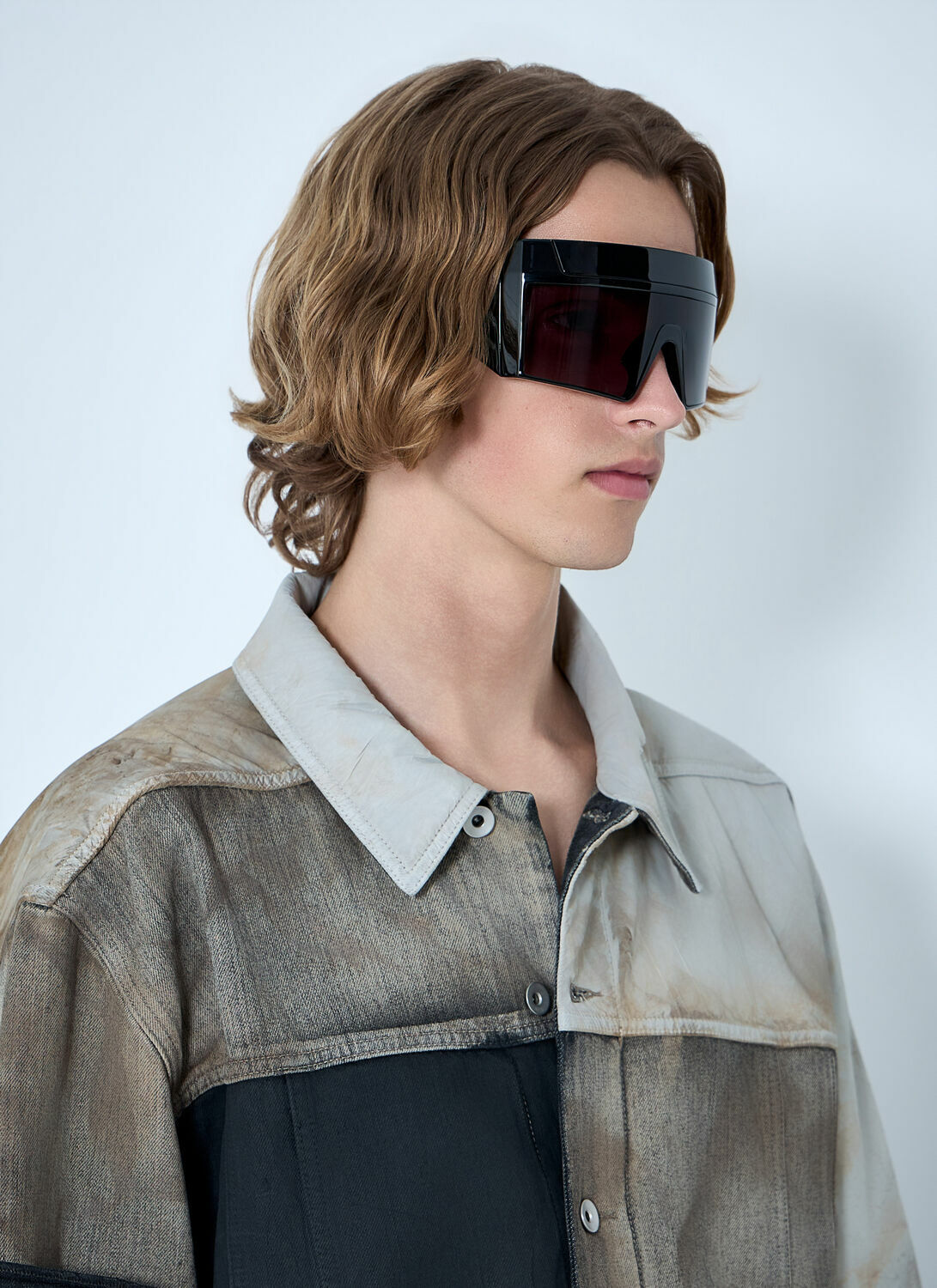 Rick Owens Shield-Frame Sunglasses