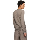 Rick Owens Gray Tower Basic LS T-shirt