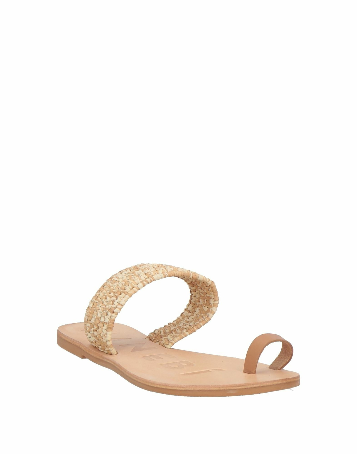 Manebí Womens Thong sandal in Beige