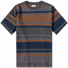 Pop Trading Company Men's Striped T-Shirt in Multi