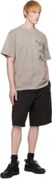 WOOYOUNGMI Brown Dyed Cotton Shorts