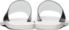 Rier Black & White Leather Sandals