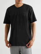 adidas Originals - Ozworld Logo-Embroidered Cotton-Jersey T-Shirt - Black