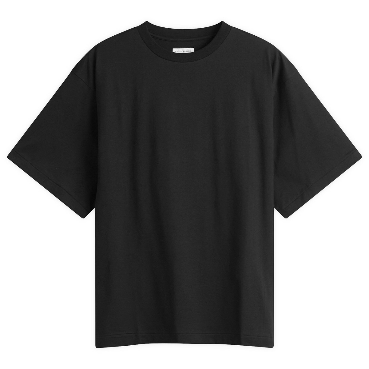 Kaptain Sunshine Men's Suvin Cotton Short Sleeve T-Shirt in Black