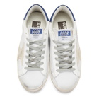 Golden Goose White and Off-White Nubuck Superstar Sneakers