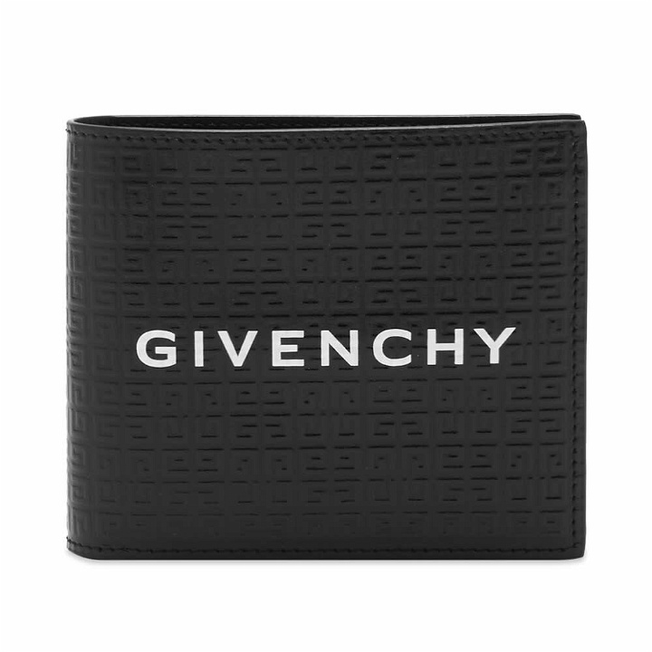 Photo: Givenchy Men's Text Logo Billfold Wallet in Black