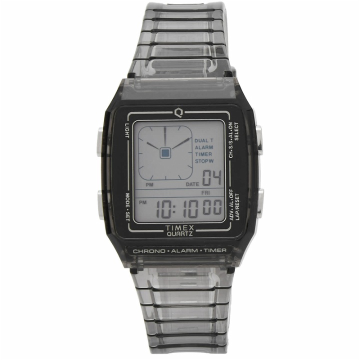 Photo: Timex Q LCA Transparent 35mm Watch in Grey 