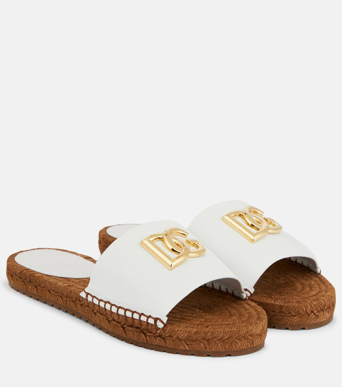 Dolce & Gabbana Black Exotic Leather Espadrilles Slip On Shoes