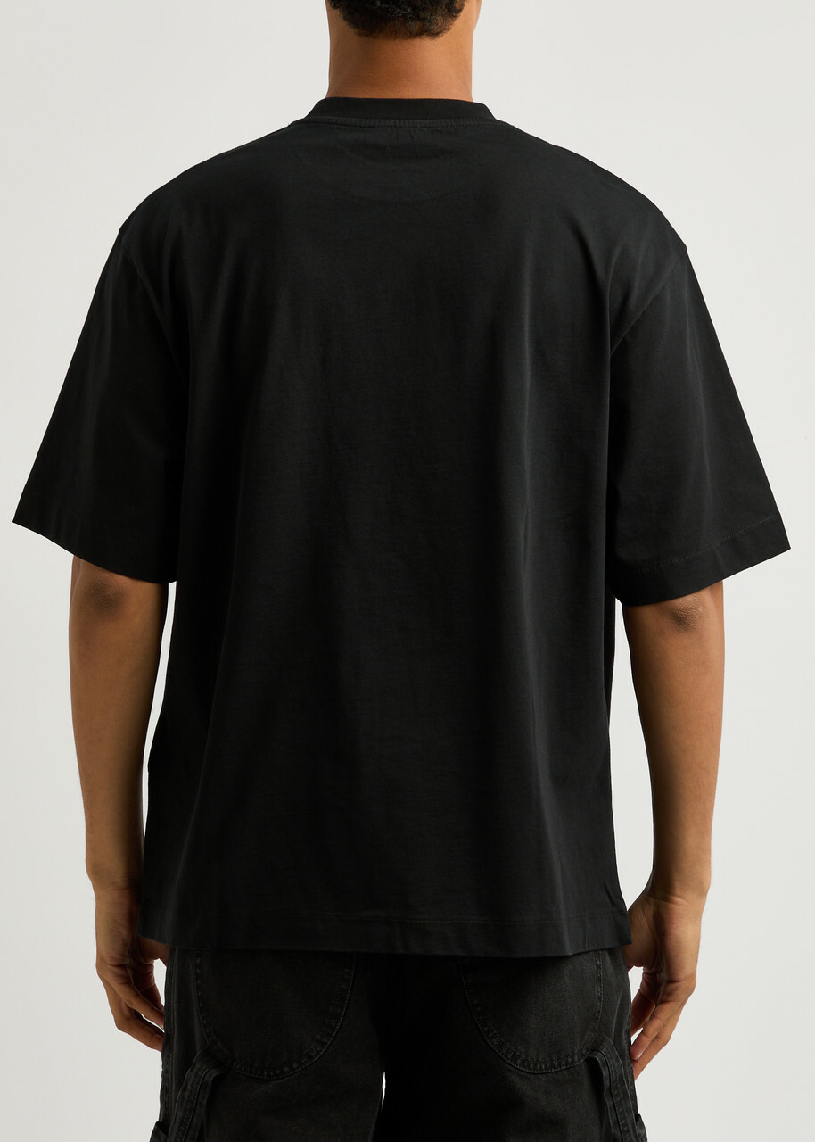 Off-White Black Cotton T-Shirt