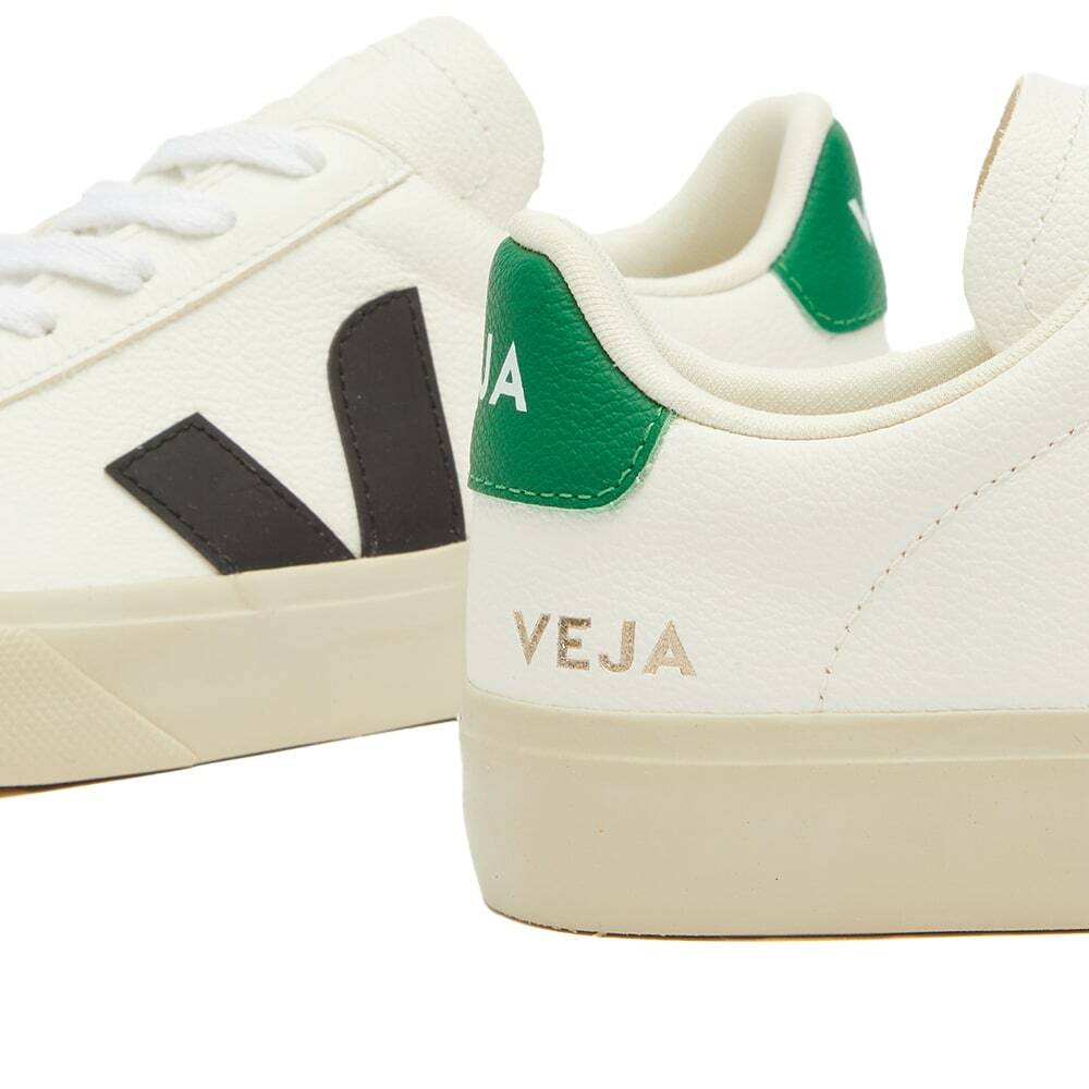 Veja Women's Campo Sneakers in Extra White Black Emeraude VEJA