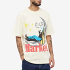 MARKET Men's Man on Moon T-Shirt in Cream