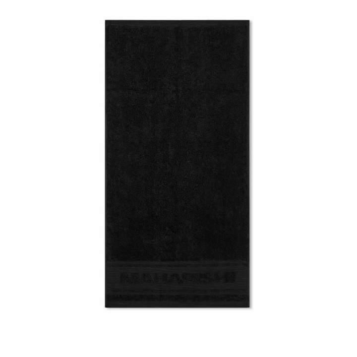 Photo: Maharishi Men's Small Towel in Black