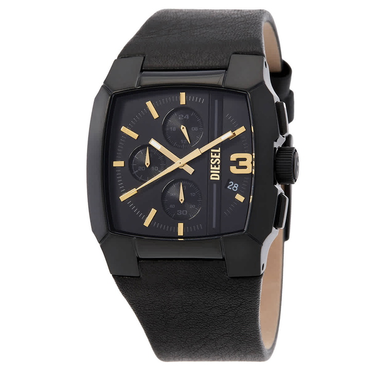 Photo: Diesel Cliffhanger Chronograph Quartz Black Dial Mens Watch DZ4645