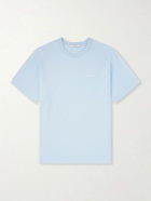 Givenchy - Logo-Appliquéd Cotton-Jersey T-Shirt - Blue