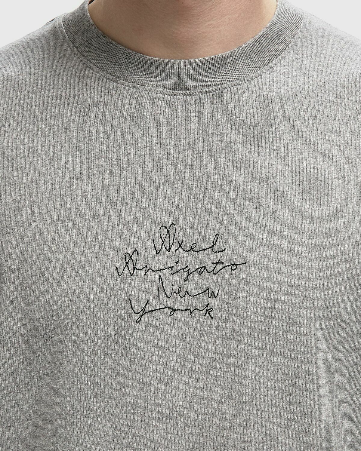 Axel Arigato New York City Tee Grey Mens Shortsleefe