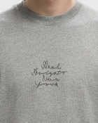 Axel Arigato New York City Tee Grey Mens Shortsleefe