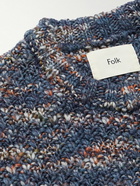 Folk - Knitted Sweater - Blue