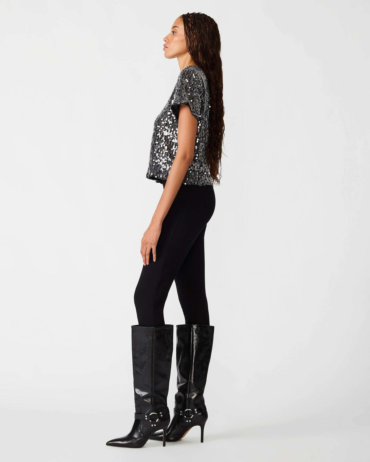 Steve Madden Tiffanee Top in Black