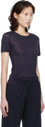 ANINE BING Navy Sylvie T-shirt