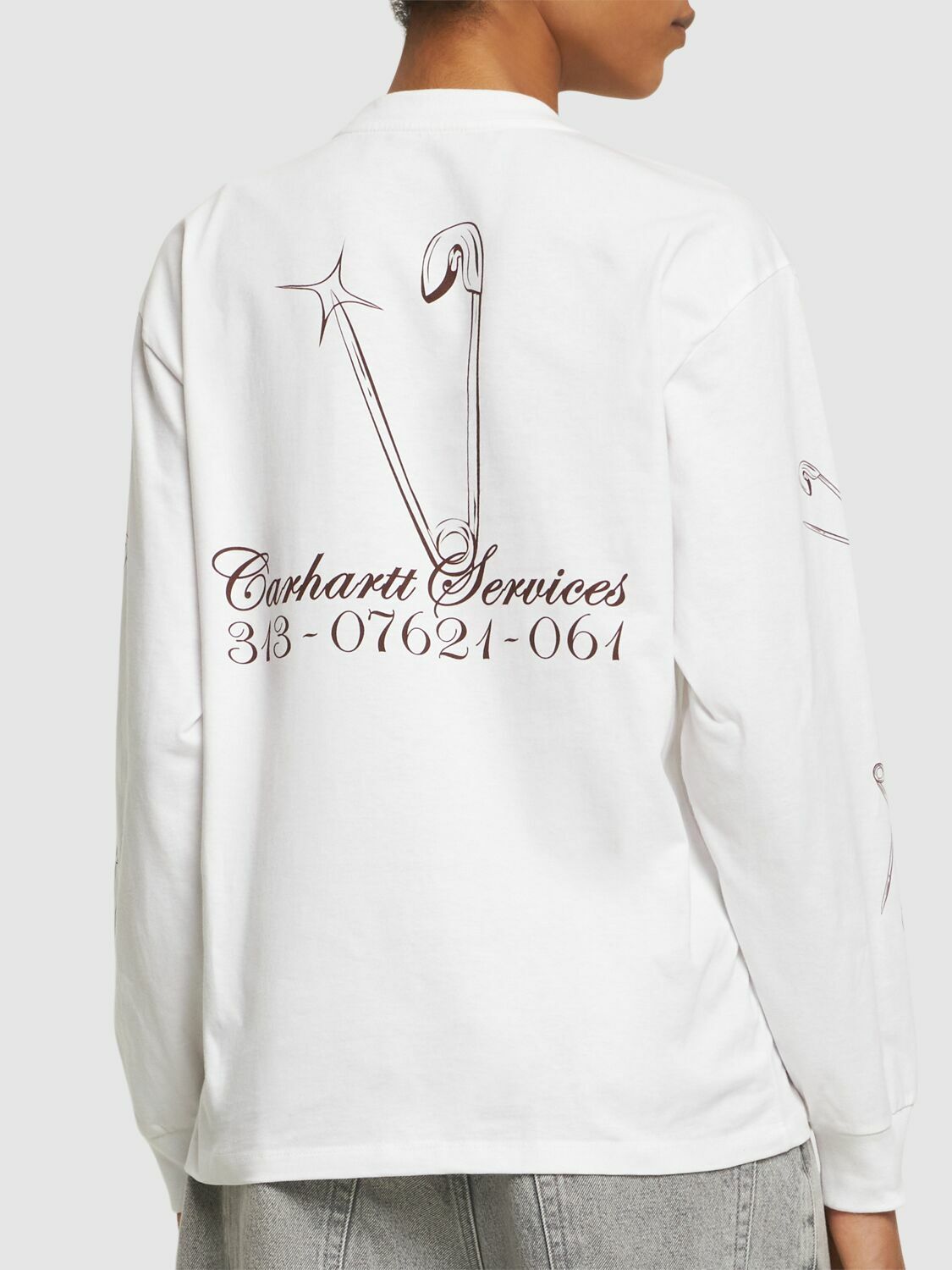 CARHARTT WIP - Safety Pin Long Sleeve T-shirt
