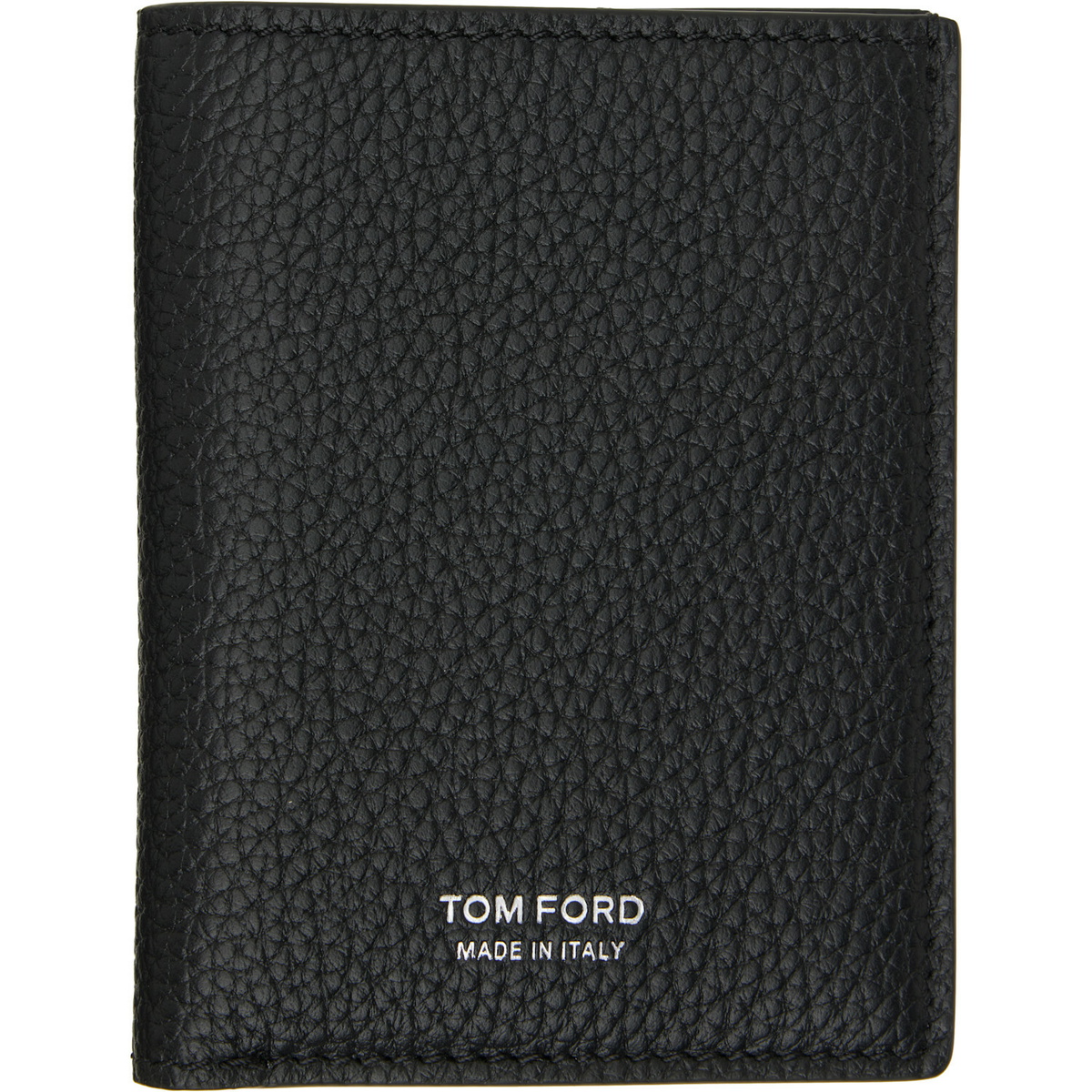 TOM FORD ロゴプレート グレインレザー iPhone13 Pro ケース TOM FORD - Logo-Embellished Full-Grain Leather iPhone 13 Pro Case