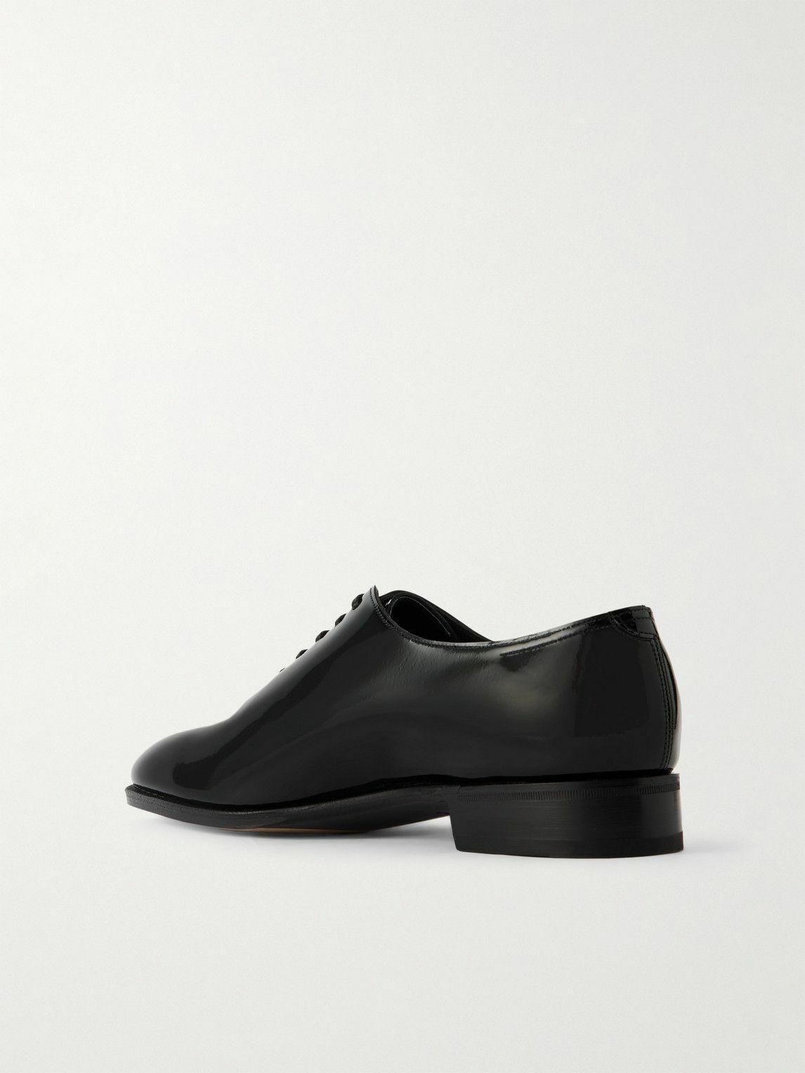 John Lobb - Marldon Whole-Cut Patent-Leather Oxford Shoes - Black