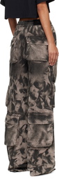 AMIRI Gray Washed Cargo Jeans