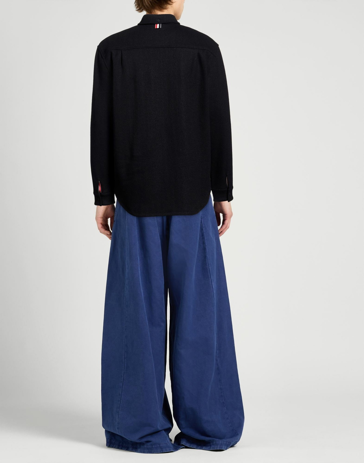 Thom Browne Mens Shirt in Navy