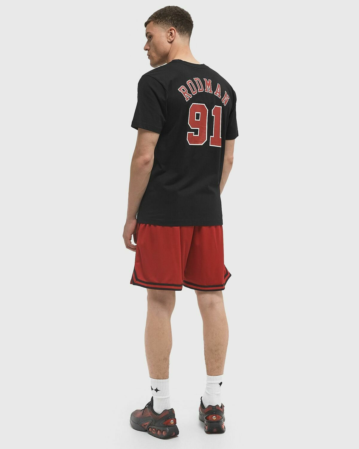 Mitchell & Ness NBA N&N TEE CHICAGO BULLS DENNIS RODMAN Black Mens Shortsleeves/Team Tee