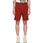 Maison Margiela Red Cotton Shorts