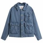 C.P. Company Men's 50 Fili Bleached Multi Pocket Jacket in Stone Bleach