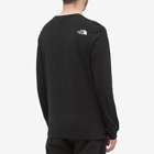 The North Face Men's Long Sleeve Simple Dome T-Shirt in Black
